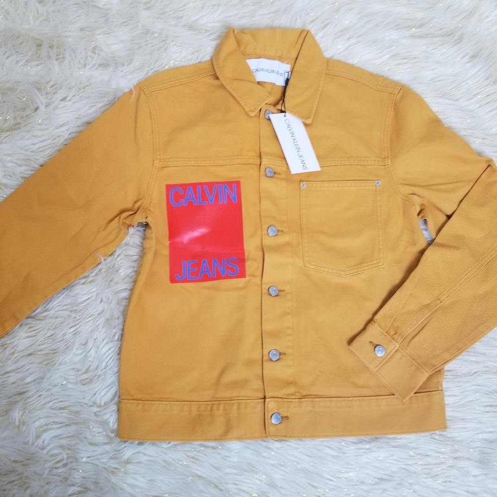 Calvin Klein Jeans yellow jacket